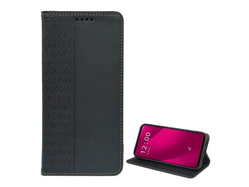 Gigapack T Phone 2 Pro 5G Bőr hatású telefon tok, fekete (GP-159681)