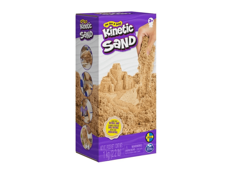 Kinetic Sand: homok gyurma - barna, 1 kg (6060998)