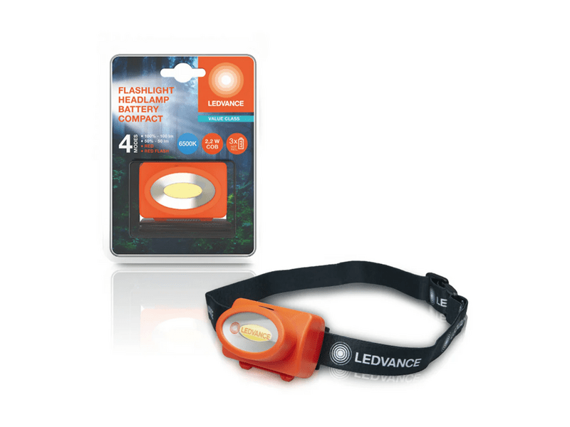 Ledvance kompakt fejlámpa, elemes