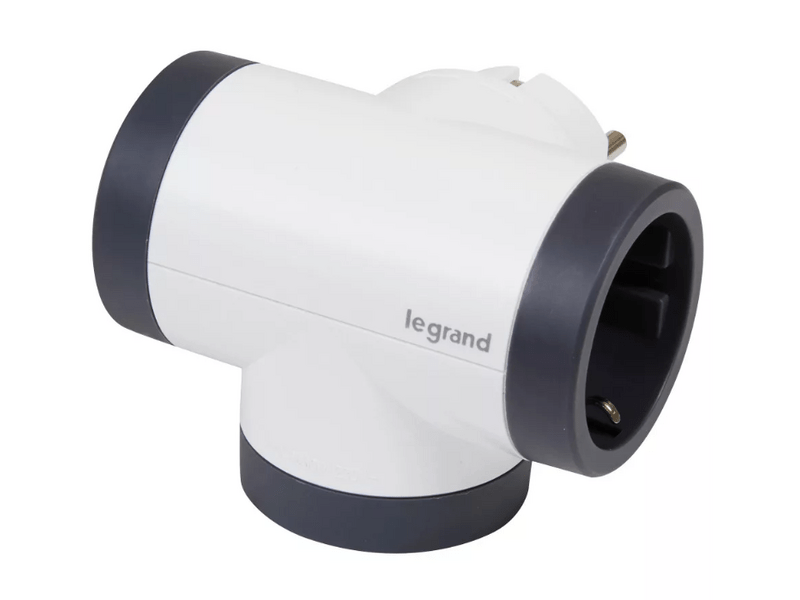 Legrand 694521 2P+F Hármas elágazású elosztó, forgatható, 16 A