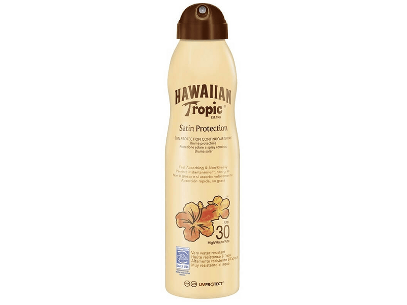Hawaiian Tropic Satin Spray SPF30 naptej, 220 ml