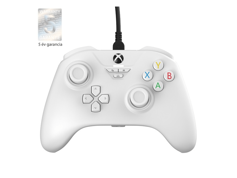 Snakebyte Xbox Series X vezetékes kontroller - fehér SB922466