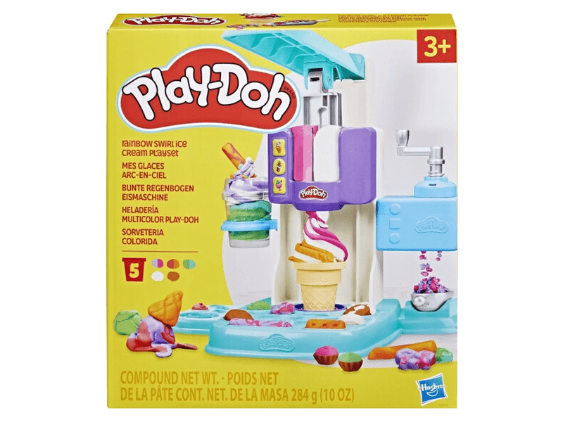 Play-Doh: Szivárványos fagylalt játékkészlet (G0028)