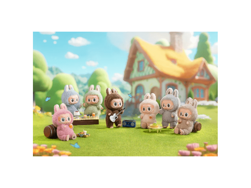 Labubu Uzbudljiva figura iznenađenja u stilu Exciting Macaron