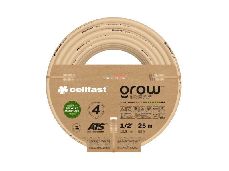 Cellfast Grow 4 rétegű locsolótömlő 1/2