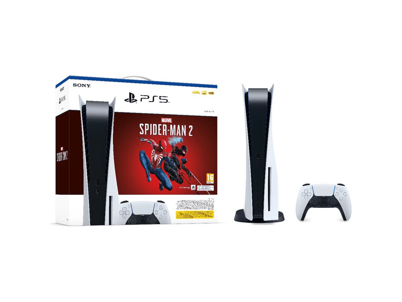 Sony PlayStation 5 (PS5) Játékkonzol + Marvel’s Spider-Man 2