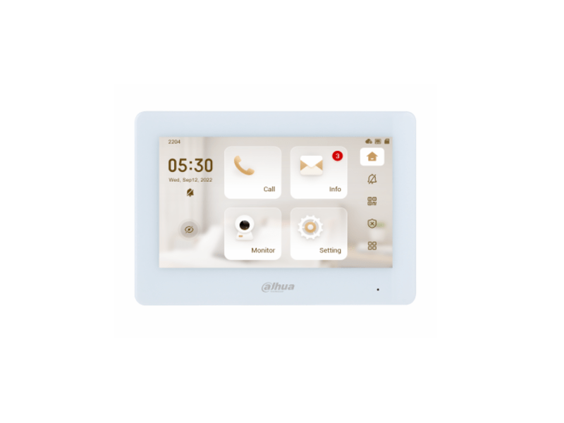 Dahua IP video kaputelefon, fehér - VTH5422HW
