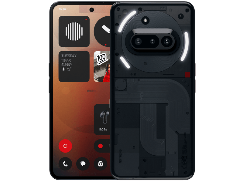 Nothing Phone (3A) pametni telefon 12/256 GB, crni (A10400145)