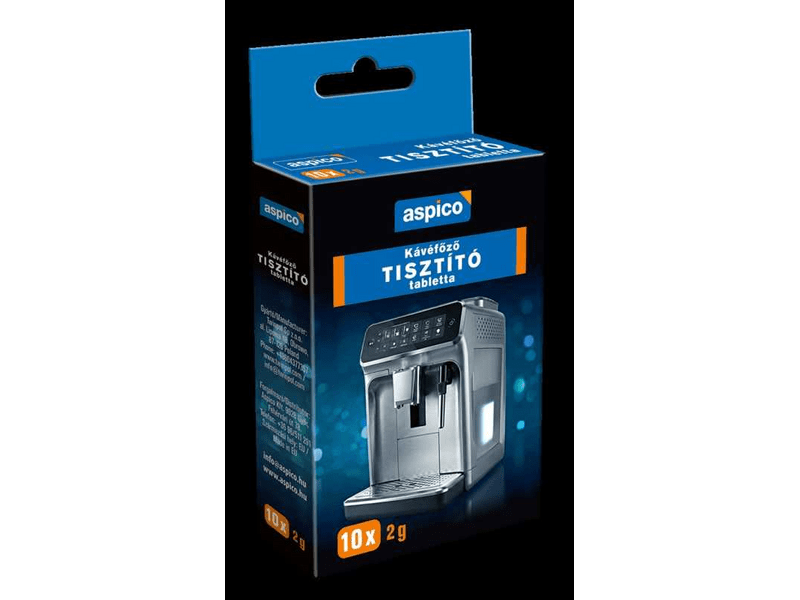 Aspico Dtab kávéfőző tisztító tabletta, 10x2g