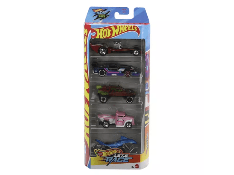 Hot Wheels kisautók: Let's Race 5 Darabos Szett (JLN13)