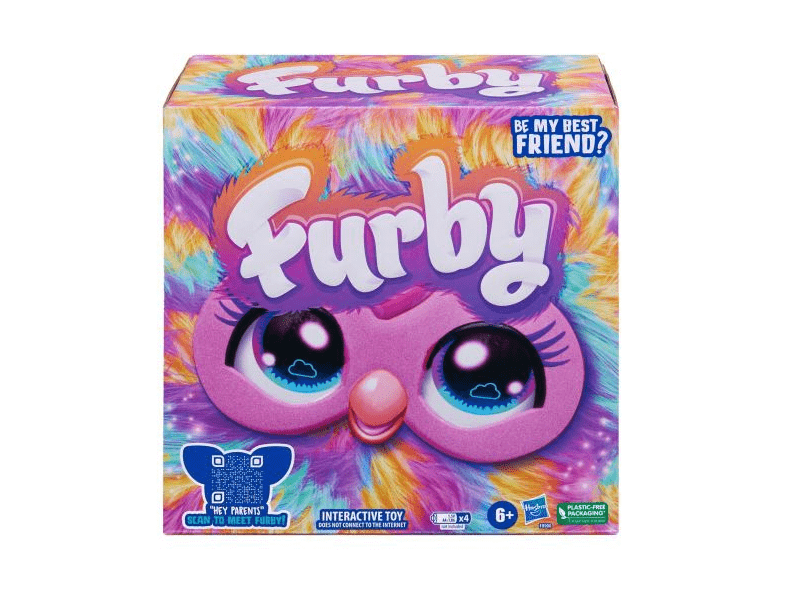 Hasbro Furby tie dye angol nyelvű interaktív figura (F8900)