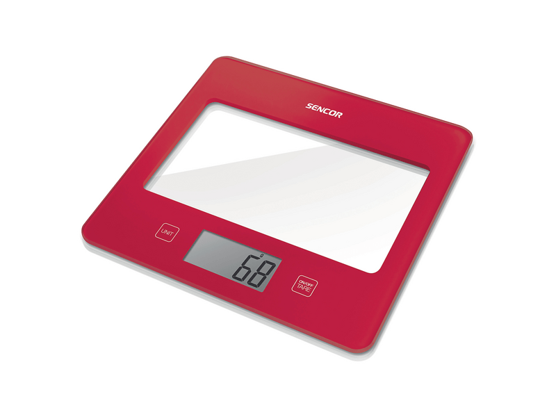 Sencor SKS 5034RD kuhinjska vaga, crvena