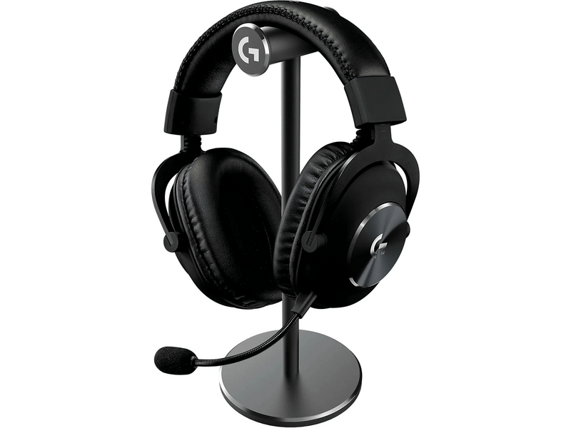 Logitech G Pro X Gamer fejhallgató + állvány, fekete (991-000358)