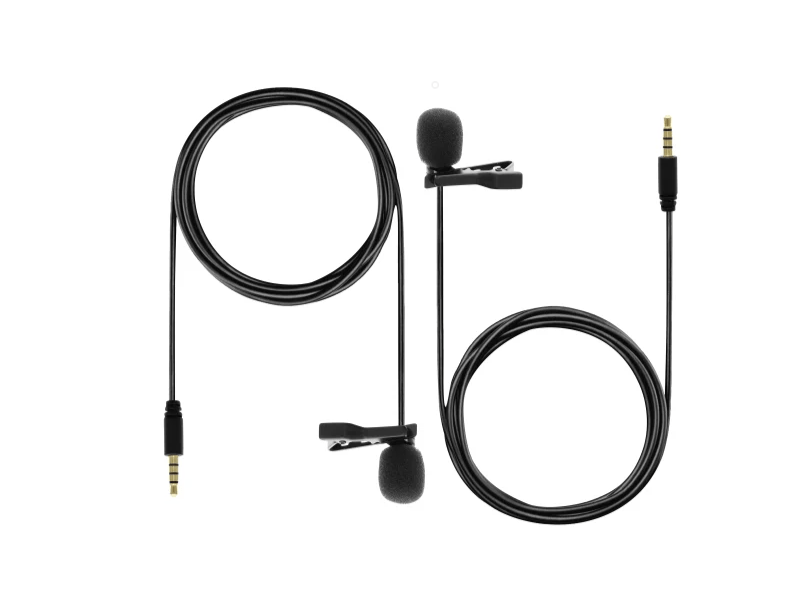 Csiptethető mikrofon 2db jack csatalkozó