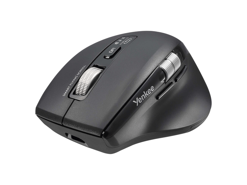 Yenkee YMS 2095B SPIN Vezeték nélküli egér, fekete (45029727)