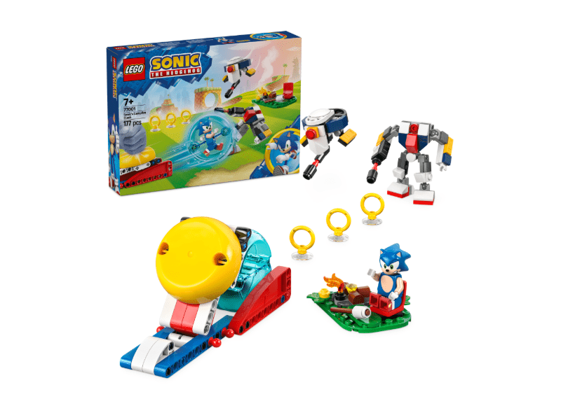 LEGO® Sonic the Hedgehog™: Sonicova bitka uz logorsku vatru (77001)