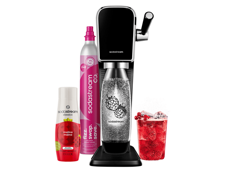 SodaStream ART Black Málna Zero Megapack