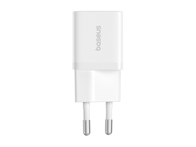 Baseus GaN5 Mini hálózati gyorstöltő 25W, fehér (P1011090921300)