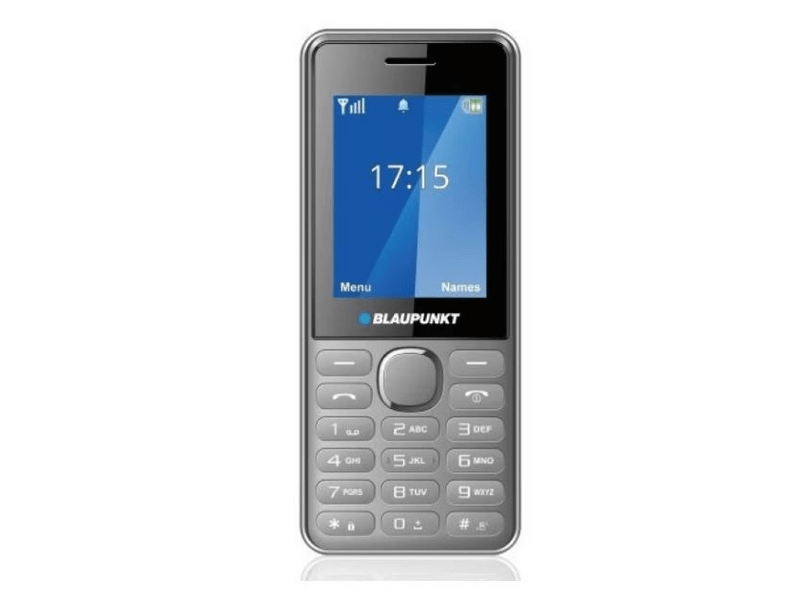 Blaupunkt V24 Mobiltelefon, Ezüst + Yettel Expressz csomag