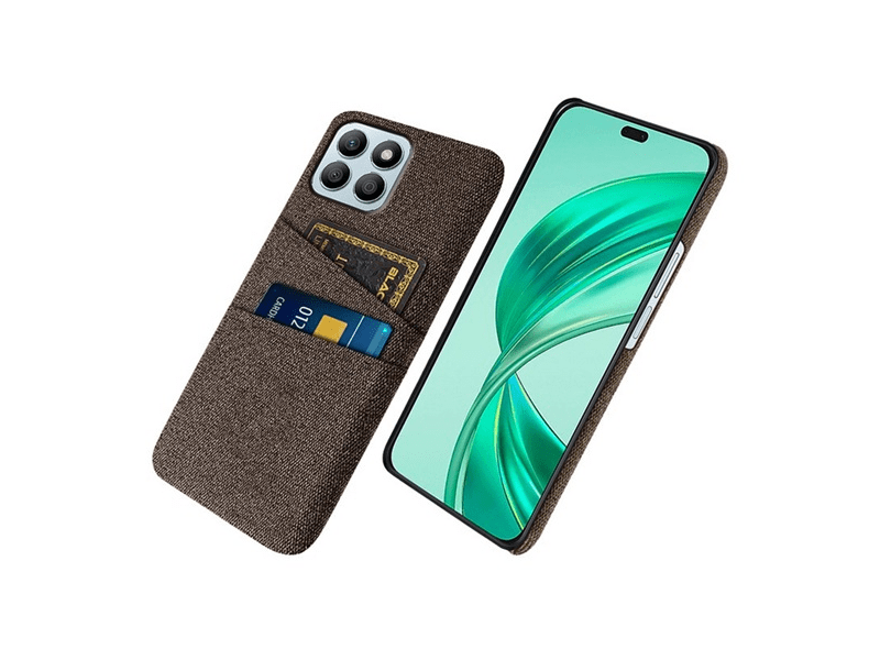 Gigapack Honor X8b 4G Műanyag telefonvédő tok, barna (GP-154996)