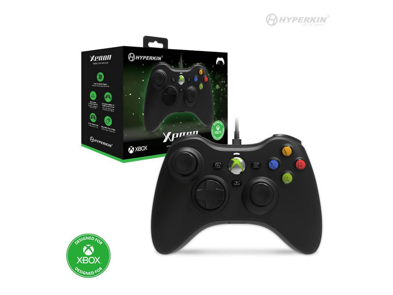 Hyperkin Xenon Žičani kontroler , crni