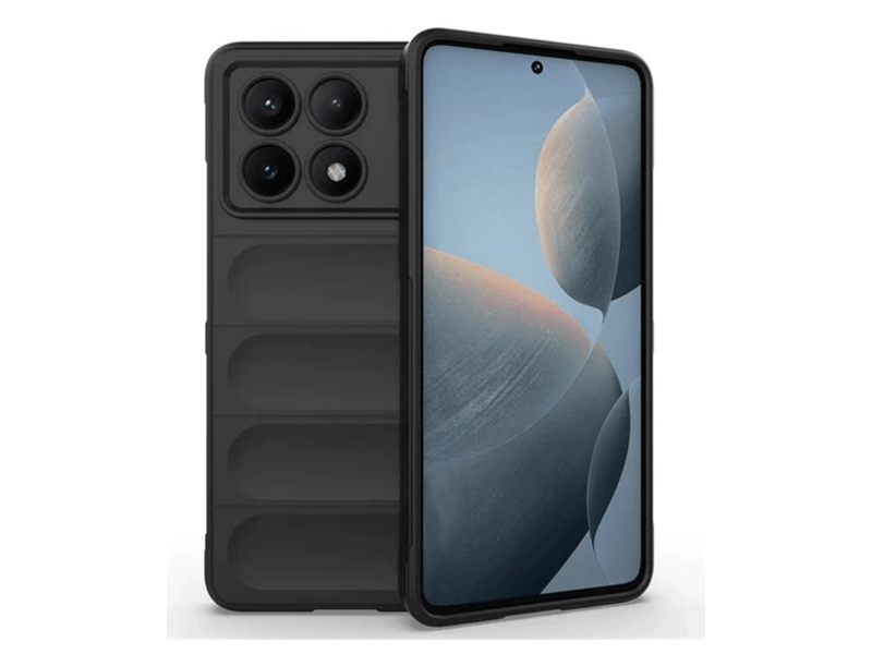 Gigapack Xiaomi Poco X6 Pro Szilikon tok, fekete (GP-155479)