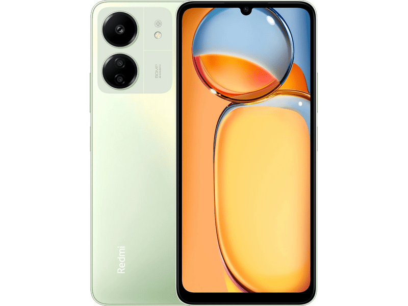 Xiaomi Redmi 13C 4/128GB Okostelefon, zöld + Telekom Sim