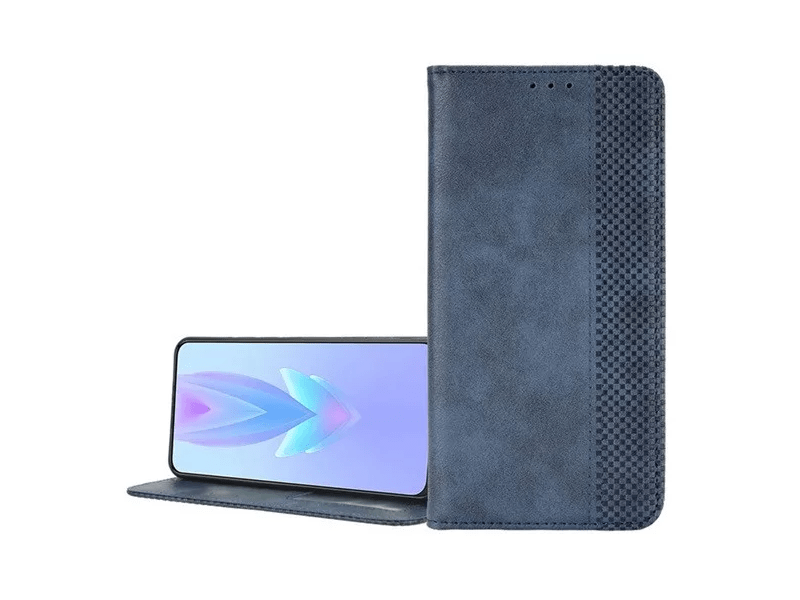 Gigapack OnePlus Nord C E4 Lite 5G Bőr hatású flip tok, sötétkék (GP-159702)