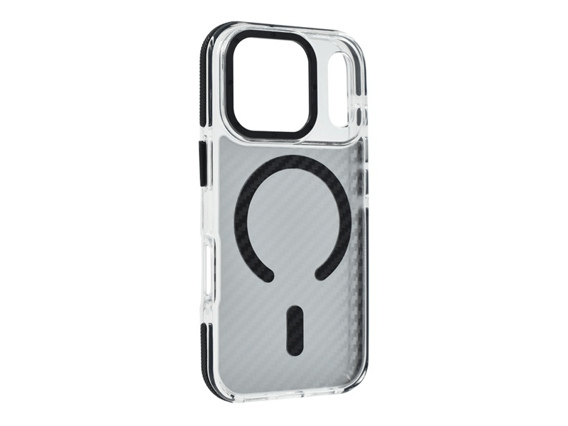 Gigapack iPhone 17 Pro Szilikon tok, fekete