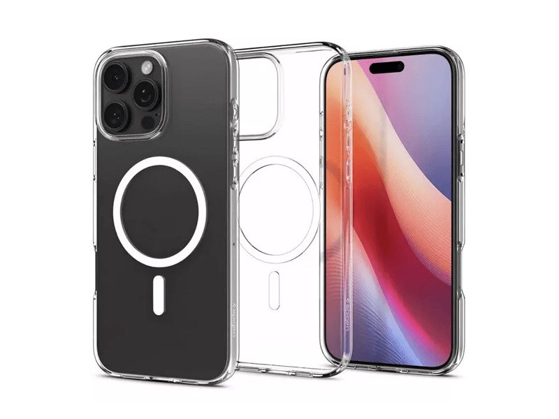 Spigen Apple iPhone 16 Pro Szilikon tok, átlátszó (ACS08389)