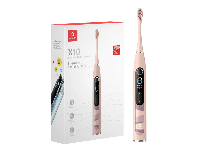 Oclean X10 Elektromos fogkefe, rózsaszín