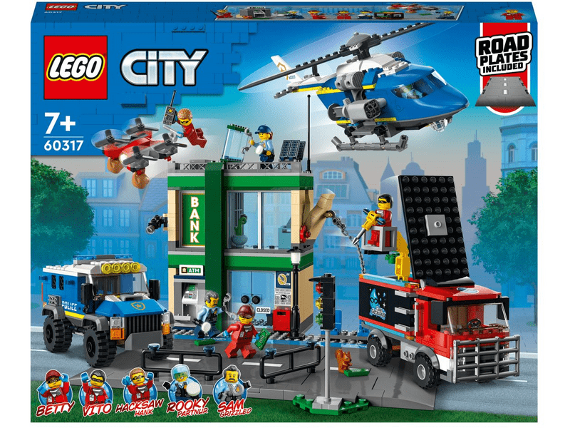 LEGO® City Rendőrségi üldözés a banknál (60317)