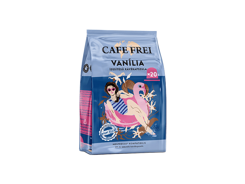 Frei Café vanília ízésítésű Nespresso kávékapszula, 20 db