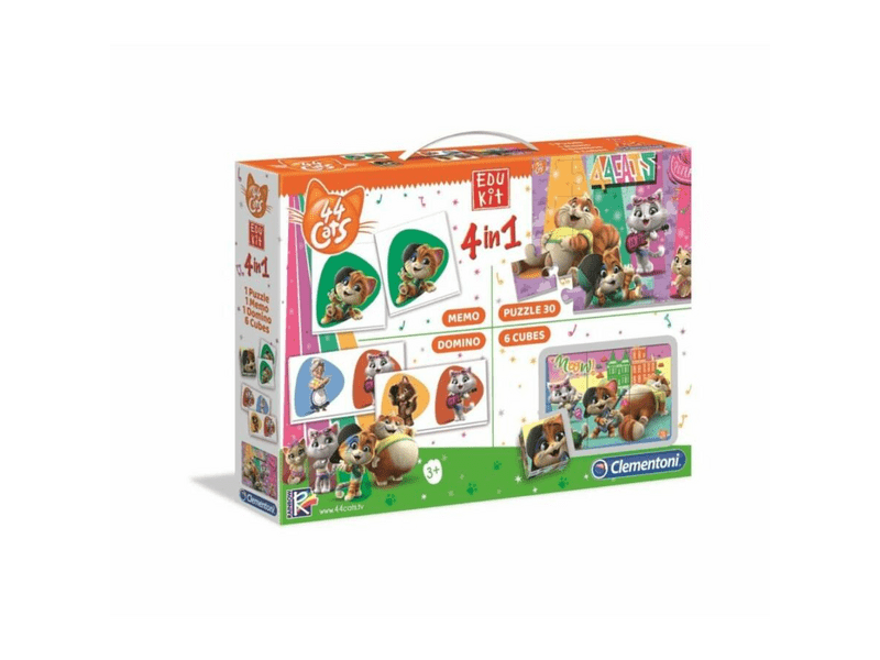 Clementoni 44 macska 4 az 1-ben játékgyűjtemény (18047)