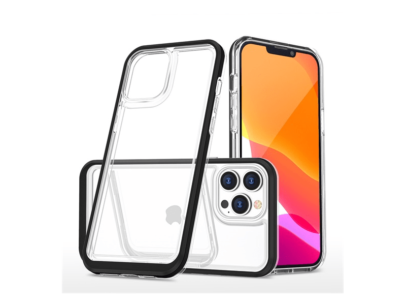 Gigapack iPhone 14 Pro Max Szilikon telefonvédő tok, fekete (GP-141537)