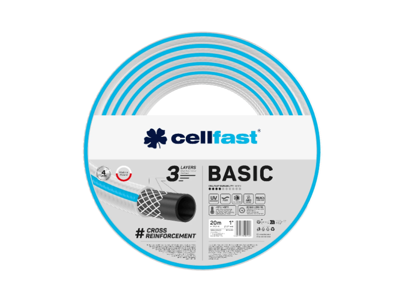 Cellfast Basic 3 rétegű locsolótömlő 1