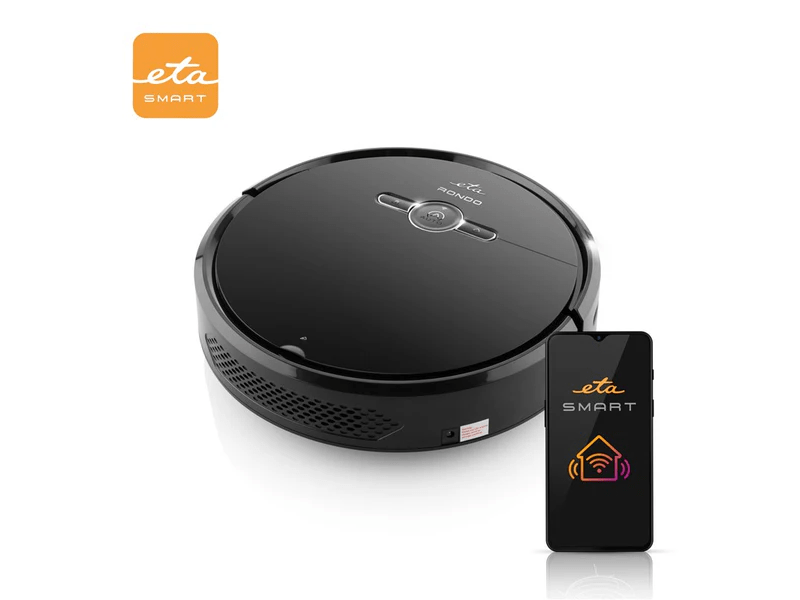 Eta Rondo Robotporszívó, fekete