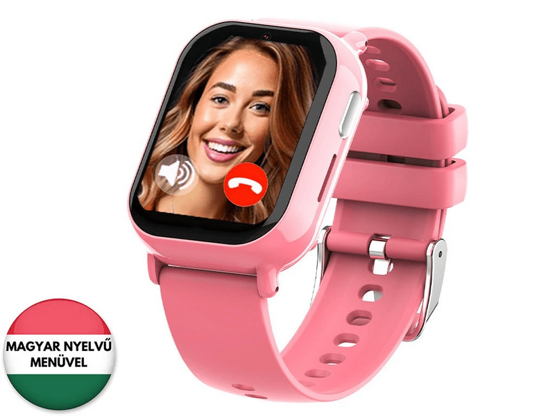 Carneo GUARDKID+ 4G Tiny Gyermek okosóra, rózsaszín
