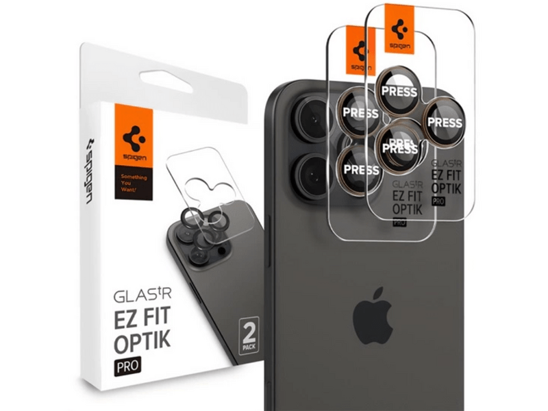 Spigen iPhone 16 Pro/Pro Max kameravédő üveg, 2db (AGL08862)