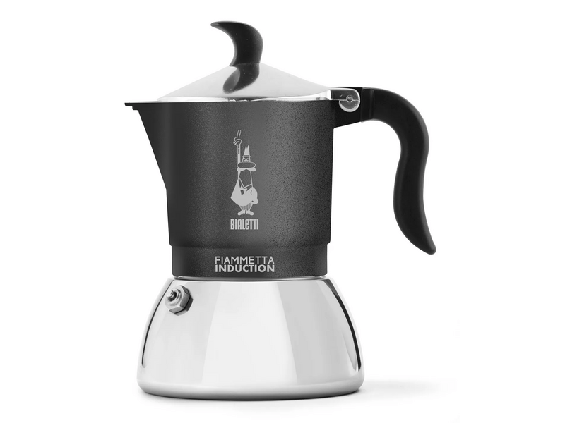 Bialetti Fiammetta indukciós kotyogós kávéfőző 2 adag, antracit (7148)