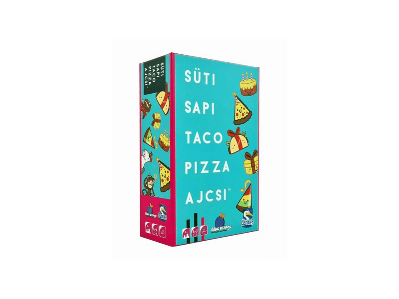 Süti, sapi, taco, pizza, ajcsi társasjáték (34844)