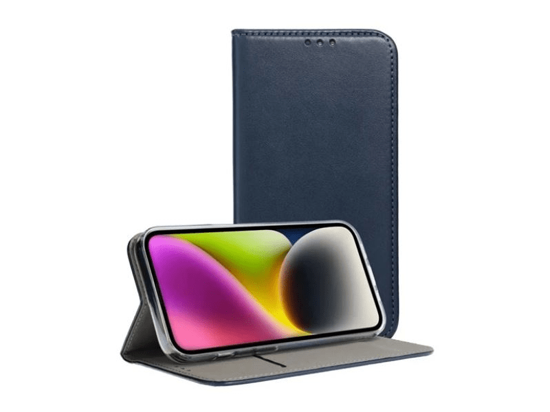Gigapack GP-144539 Xiaomi Redmi 9C / Redmi 10A bőr hatású flip tok, sötétkék