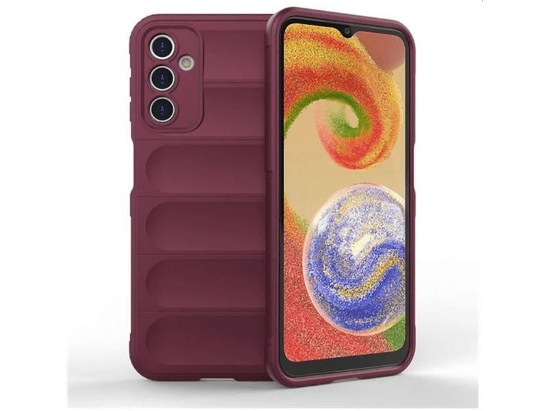 Gigapack Samsung A14 4G/5G Szilikon tok, bordó (GP-136104)