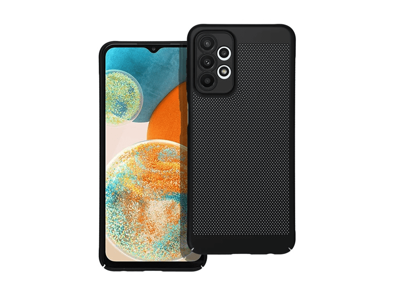Gigapack Samsung Galaxy A23 5G Műanyag telefonvédő tok, fekete (GP-142556)