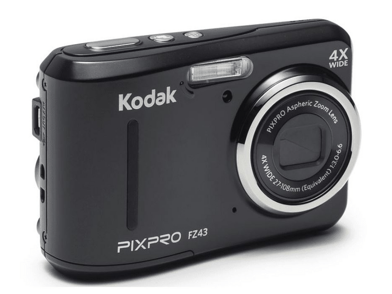 Kodak Pixpro FZ43 Friendly Zoom fényképezőgép, fekete