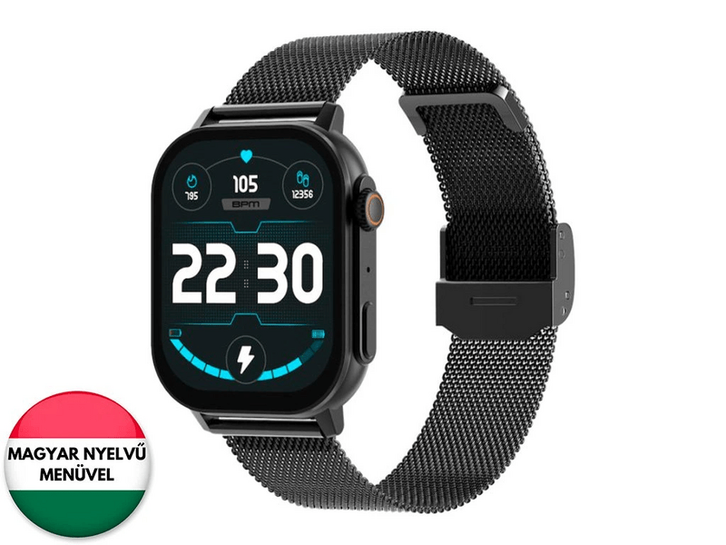 Carneo Zephyr Ultra HR+ pametni sat, crni