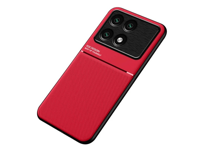 Gigapack Xiaomi Poco F6 Pro Szilikon tok, piros (GP-158553)