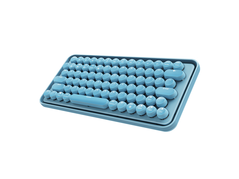 Rapoo Ralemo UK PRE 5 BT (3.0+5.0) + 2,4GHZ Multimode mechanikus billentyűzet, angol kiosztású, kék (217401)