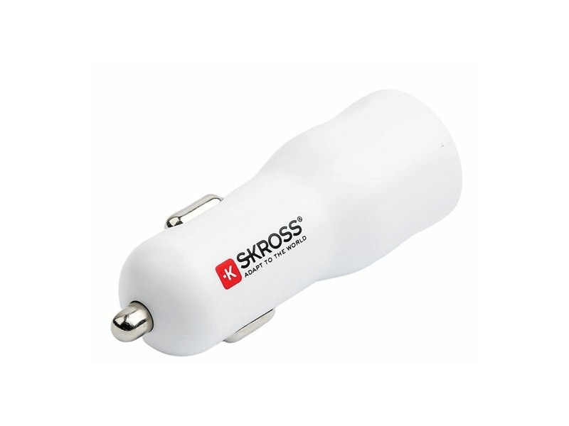 SKROSS dual autós töltő,20W,USBA,USBC