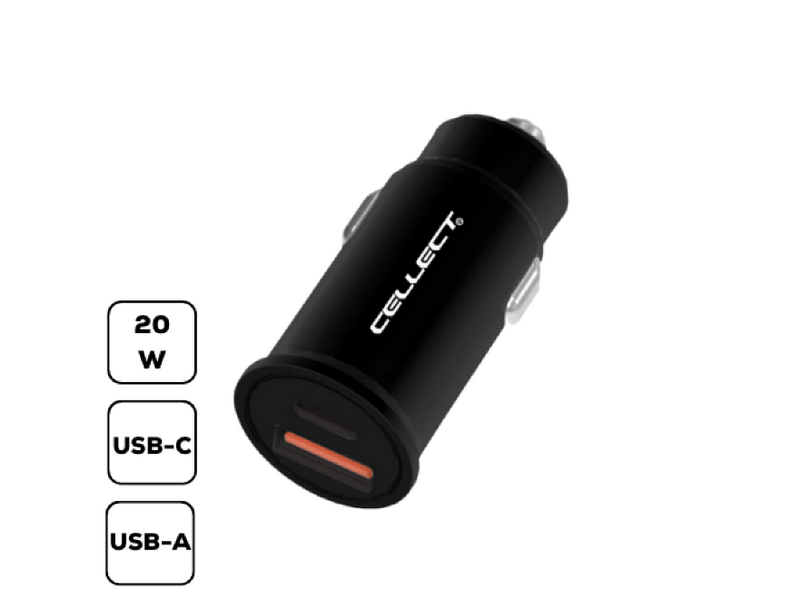 Cellect MPCB-PD20W-BK 20W Autós töltő adapter